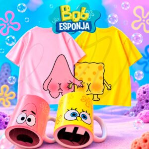 🧽 Kit Combo Divertido: Bob Esponja & Patricio ⭐