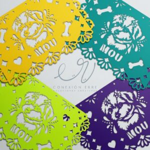 🕊️ 🐱 Papel picado Mascotas  🐾  🐶